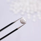 OPL Korean-Style 3mm-12mm Crystal White Pearls Hot Fix Flatback Rhinestones – 12 Facets Resin Ornaments for Shoes & Garment