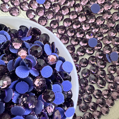 Dazzling Bright Wholesale 1440pcs 16 Facets Normal Color Hot-Fix Flat Back Glass Crystal Rhinestones Nail Art DIY Crafting