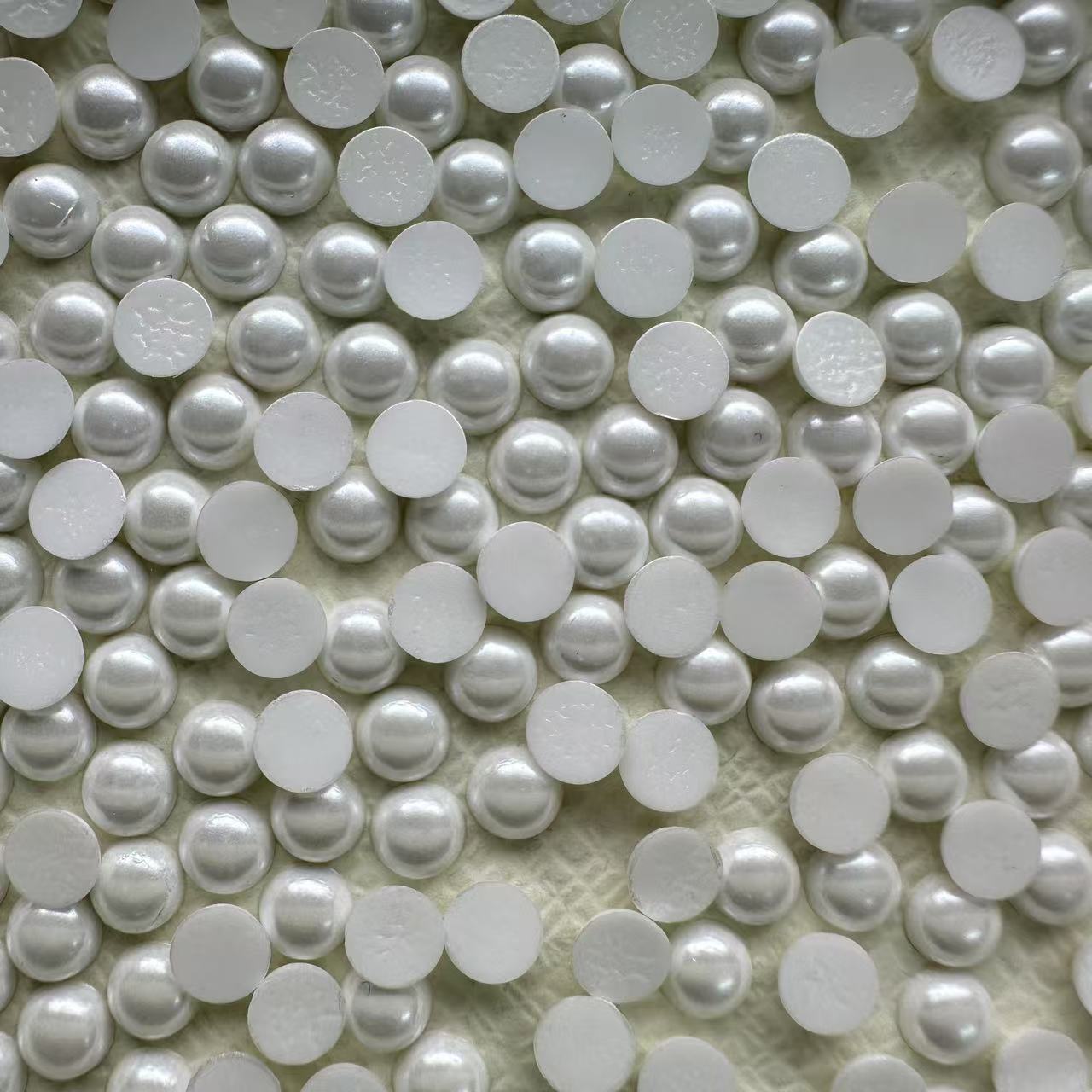 Wholesale OPL Round Shape Loose Epoxy Acrylic Jelly Rhinestones - Hot Fix Plastic Flatback Sew on for Crafts Apparel DIY Accessories