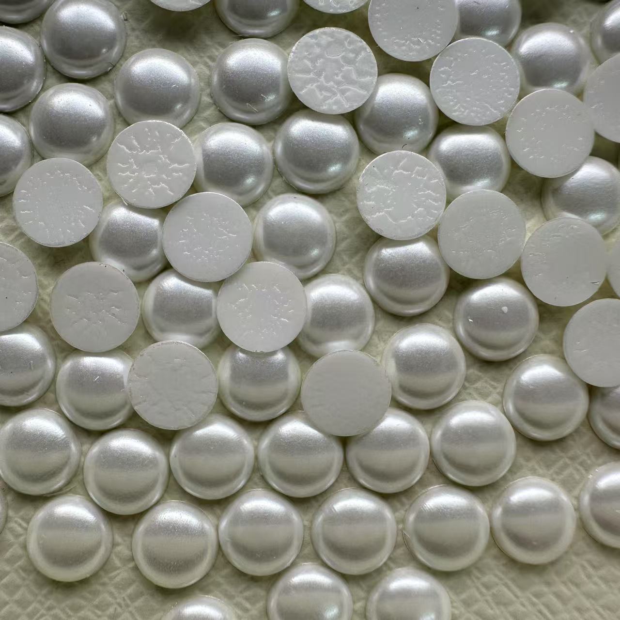 Wholesale OPL Round Shape Loose Epoxy Acrylic Jelly Rhinestones - Hot Fix Plastic Flatback Sew on for Crafts Apparel DIY Accessories