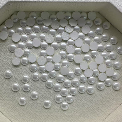 Wholesale OPL Round Shape Loose Epoxy Acrylic Jelly Rhinestones - Hot Fix Plastic Flatback Sew on for Crafts Apparel DIY Accessories