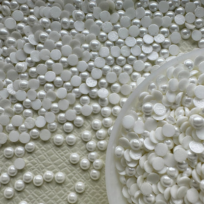 Wholesale OPL Round Shape Loose Epoxy Acrylic Jelly Rhinestones - Hot Fix Plastic Flatback Sew on for Crafts Apparel DIY Accessories