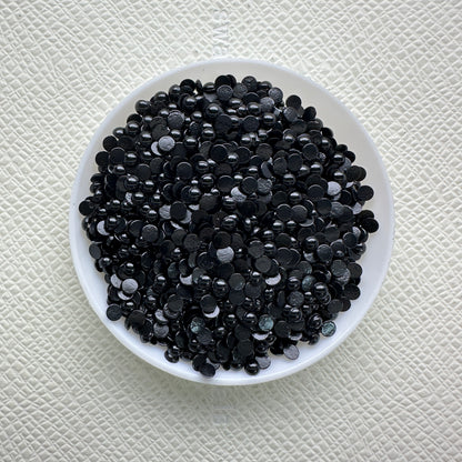 Wholesale OPL Round Shape Loose Epoxy Acrylic Jelly Rhinestones - Hot Fix Plastic Flatback Sew on for Crafts Apparel DIY Accessories