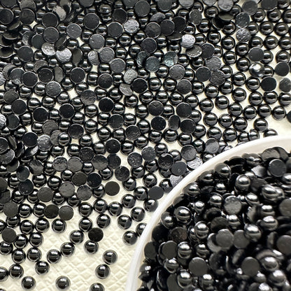 Wholesale OPL Round Shape Loose Epoxy Acrylic Jelly Rhinestones - Hot Fix Plastic Flatback Sew on for Crafts Apparel DIY Accessories