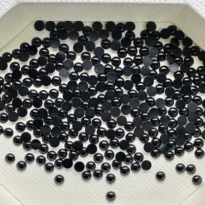 Wholesale OPL Round Shape Loose Epoxy Acrylic Jelly Rhinestones - Hot Fix Plastic Flatback Sew on for Crafts Apparel DIY Accessories