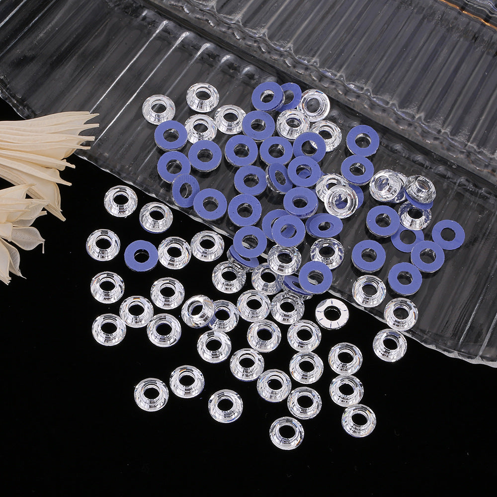 OPL K9 Glass Crystal Loose Rhinestones - Hotfix Flat Top Rectangle Shape Iron-on Rhinestones for DIY Crafts and Decoration