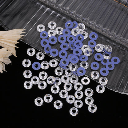 OPL K9 Glass Crystal Loose Rhinestones - Hotfix Flat Top Rectangle Shape Iron-on Rhinestones for DIY Crafts and Decoration