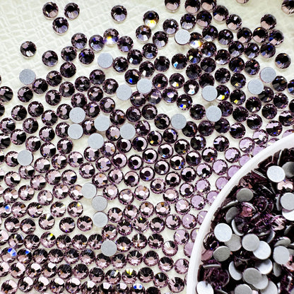OPAL Wholesale Premium Quality Adhesive Silver Backed Flatback Glass Rhinestones with 12 Facets for Nail Art Creations