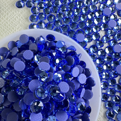 Dazzling Bright Wholesale 1440pcs 16 Facets Normal Color Hot-Fix Flat Back Glass Crystal Rhinestones Nail Art DIY Crafting