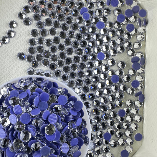 Dazzling Bright Wholesale 1440pcs 16 Facets Normal Color Hot-Fix Flat Back Glass Crystal Rhinestones Nail Art DIY Crafting