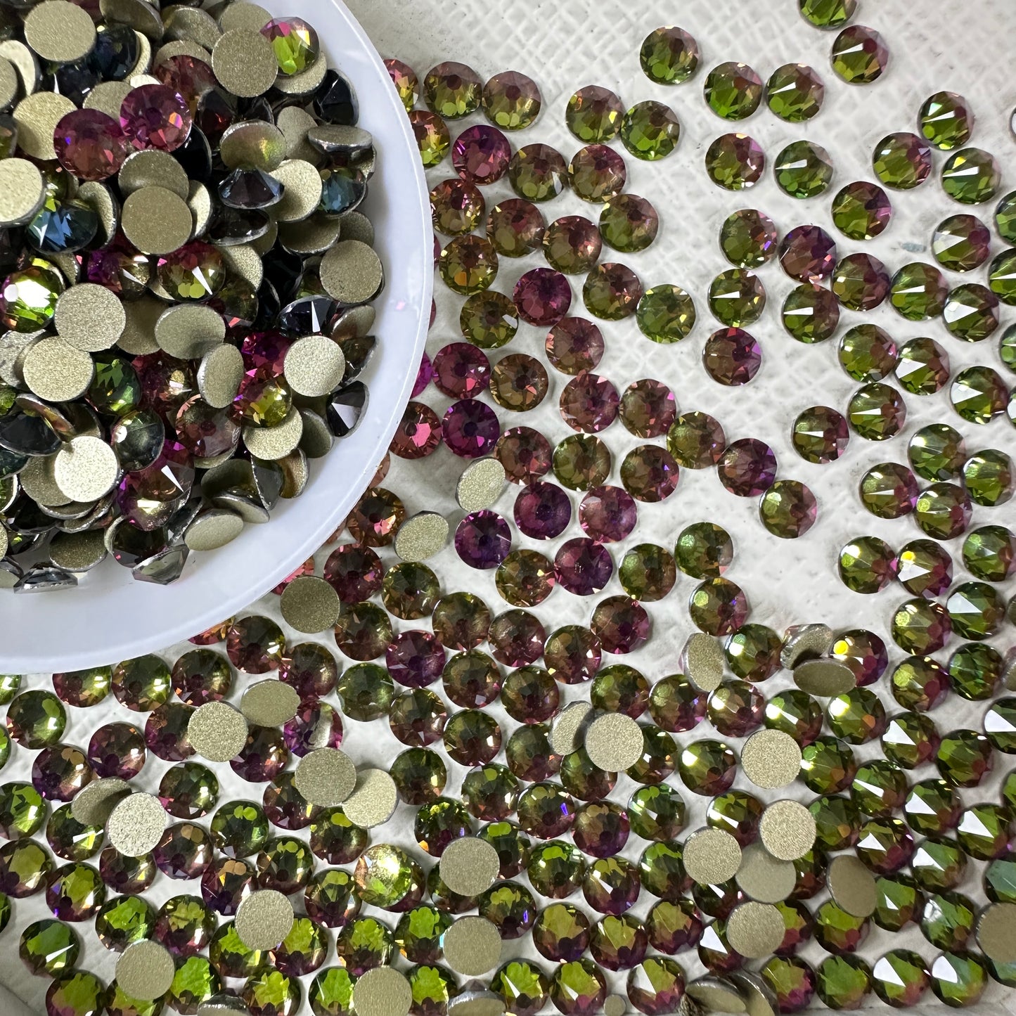 2088 Eco-Friendly Nickel-Free Normal Color Non-Hotfix Flat Back Rhinestone Loose 16 Facets Shoes Hat Bags Nail Art