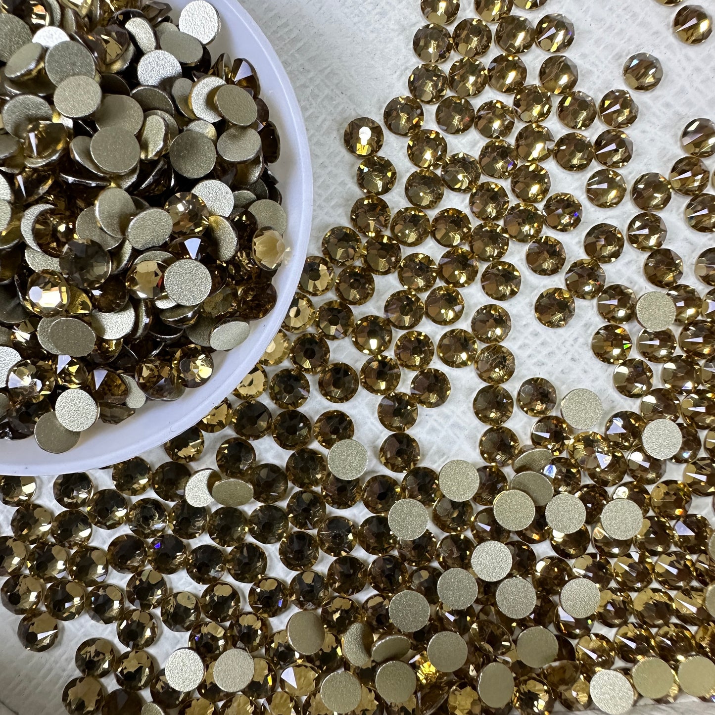 2088 Eco-Friendly Nickel-Free Normal Color Non-Hotfix Flat Back Rhinestone Loose 16 Facets Shoes Hat Bags Nail Art