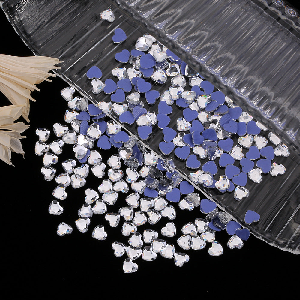 OPL K9 Glass Crystal Loose Rhinestones - Hotfix Flat Top Rectangle Shape Iron-on Rhinestones for DIY Crafts and Decoration