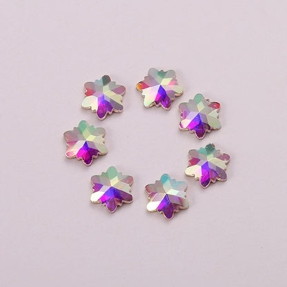 OPL K9 Glass Crystal Loose Rhinestones - Hotfix Flat Top Rectangle Shape Iron-on Rhinestones for DIY Crafts and Decoration