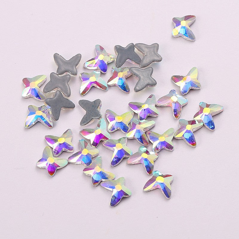 OPL K9 Glass Crystal Loose Rhinestones - Hotfix Flat Top Rectangle Shape Iron-on Rhinestones for DIY Crafts and Decoration