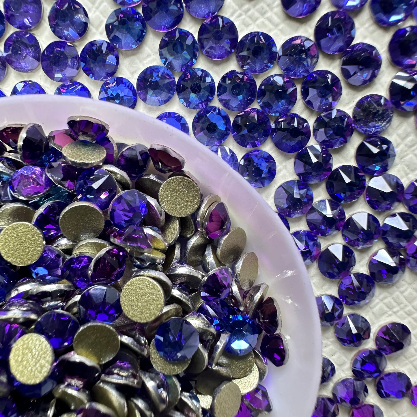 2088 Eco-Friendly Nickel-Free AB Color Non-Hotfix Flat Back Rhinestone Loose 16 Facets Shoes Hat Bags Nail Art