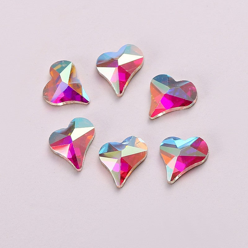 OPL K9 Glass Crystal Loose Rhinestones - Hotfix Flat Top Rectangle Shape Iron-on Rhinestones for DIY Crafts and Decoration