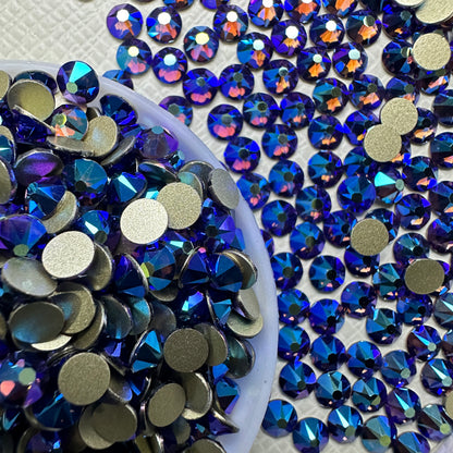 2088 Eco-Friendly Nickel-Free AB Color Non-Hotfix Flat Back Rhinestone Loose 16 Facets Shoes Hat Bags Nail Art