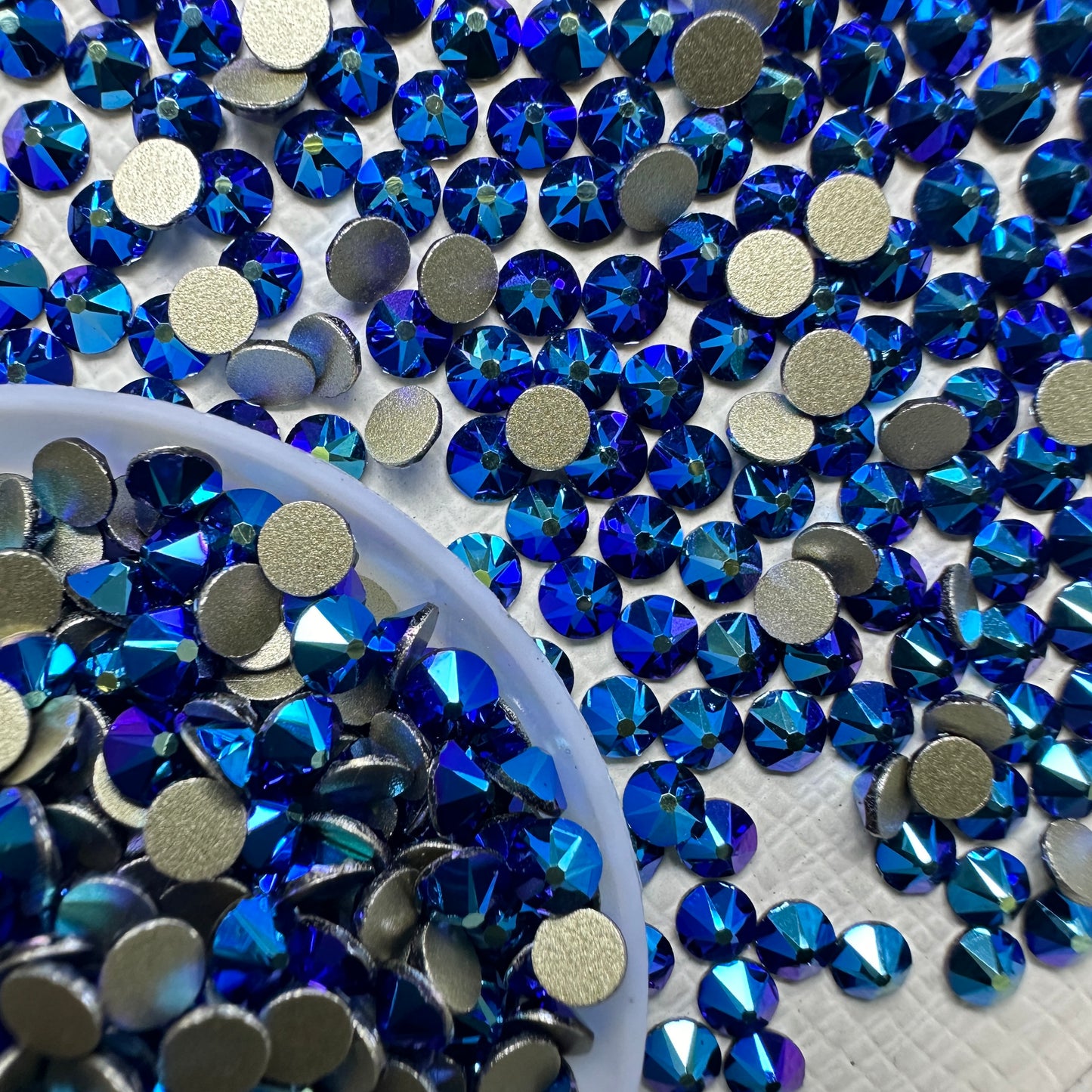 2088 Eco-Friendly Nickel-Free AB Color Non-Hotfix Flat Back Rhinestone Loose 16 Facets Shoes Hat Bags Nail Art