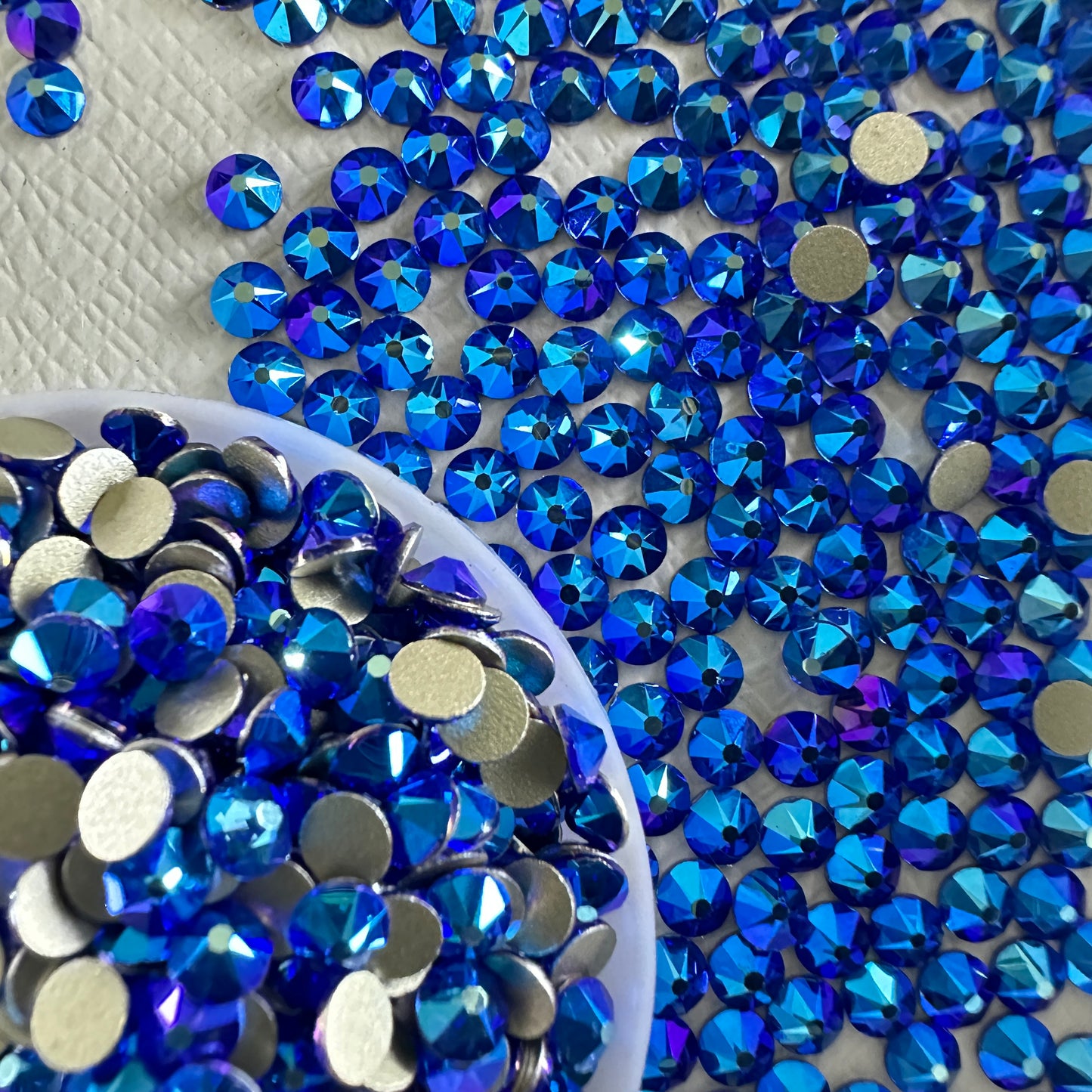 2088 Eco-Friendly Nickel-Free AB Color Non-Hotfix Flat Back Rhinestone Loose 16 Facets Shoes Hat Bags Nail Art