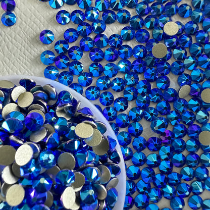 2088 Eco-Friendly Nickel-Free AB Color Non-Hotfix Flat Back Rhinestone Loose 16 Facets Shoes Hat Bags Nail Art