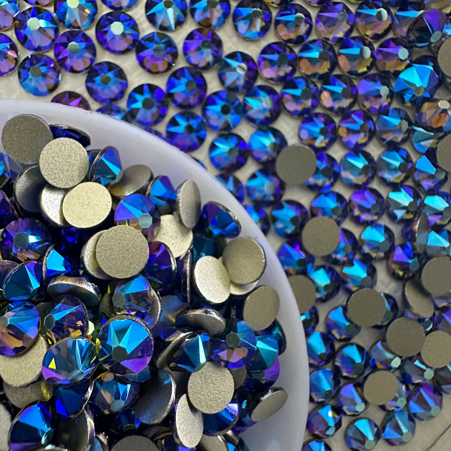 2088 Eco-Friendly Nickel-Free AB Color Non-Hotfix Flat Back Rhinestone Loose 16 Facets Shoes Hat Bags Nail Art