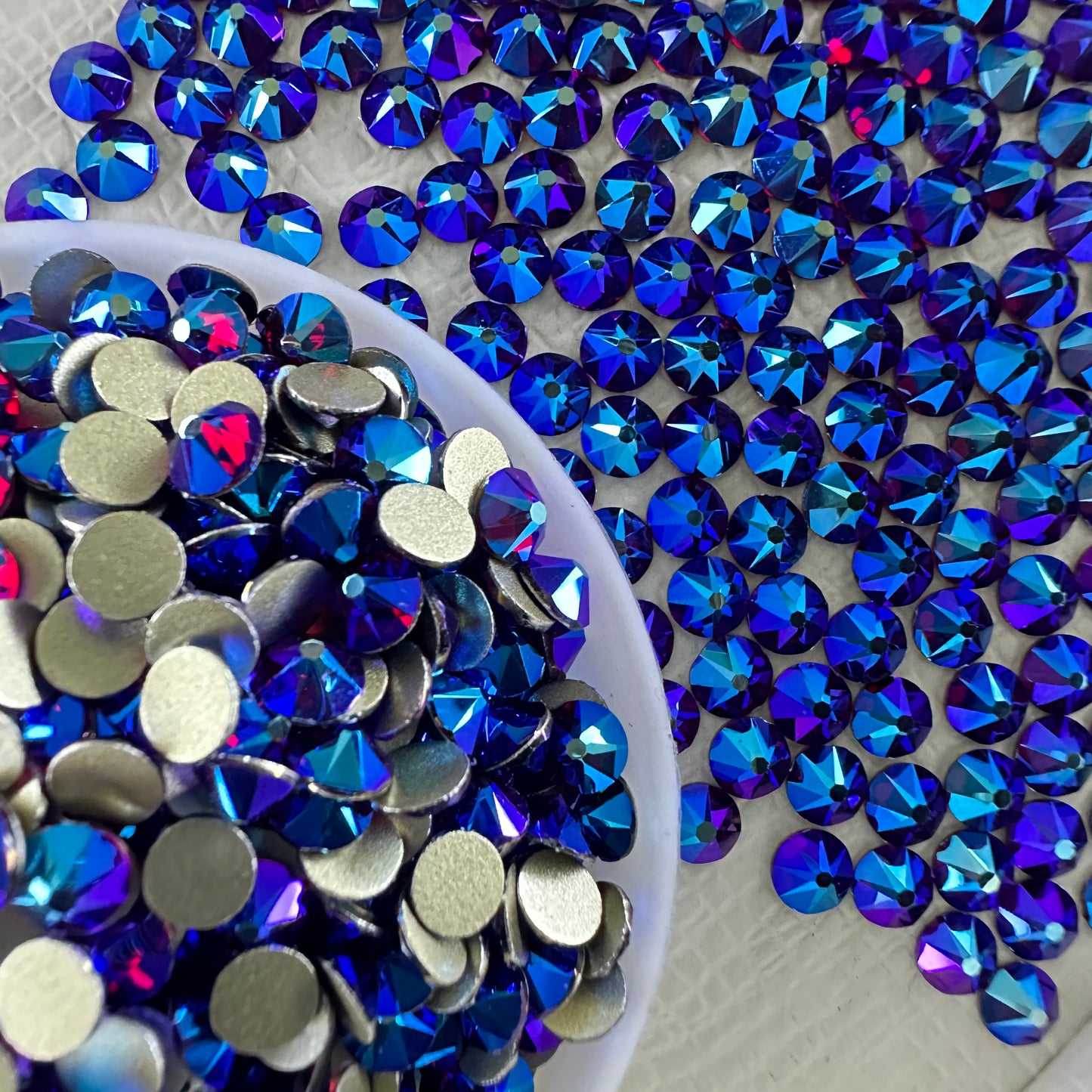 2088 Eco-Friendly Nickel-Free AB Color Non-Hotfix Flat Back Rhinestone Loose 16 Facets Shoes Hat Bags Nail Art