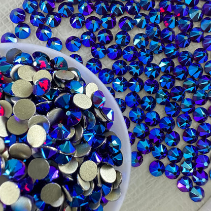 2088 Eco-Friendly Nickel-Free AB Color Non-Hotfix Flat Back Rhinestone Loose 16 Facets Shoes Hat Bags Nail Art